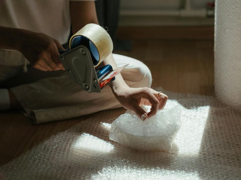 Detailed shot of a person moving in rhythmic sequence